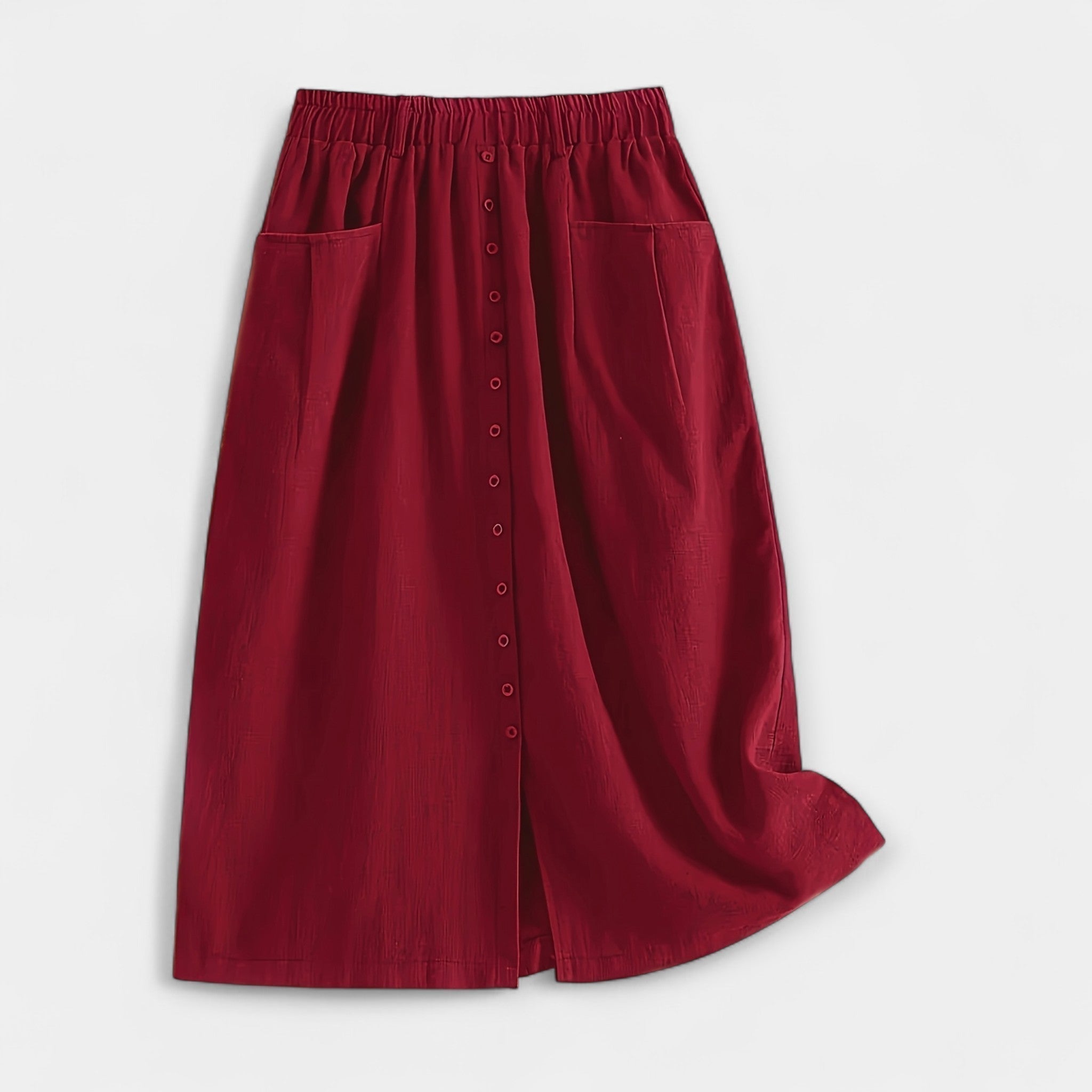 Midi sukně s vintage stylem