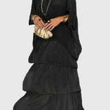 Nora Vrstvené Šaty - Černé